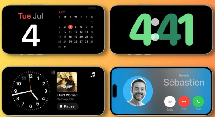 三河苹果手机维修分享iOS17横屏充电待机显示有什么好处 