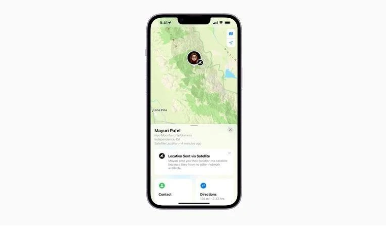 三河苹果14维修分享iPhone14系列中 FindMy功能通过卫星分享位置方法教程 